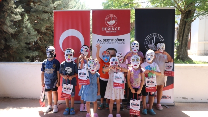 Derince’de Çocuklar Hem Eğleniyor Hem Öğreniyor